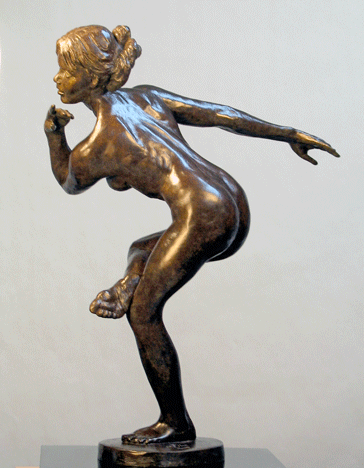 Spiralling Dancer Dance Statue