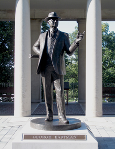 George Eastman Bronze Statue